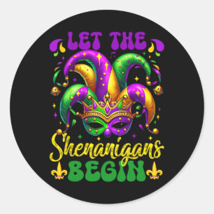 Adesivo Que Os Shenanigans Comecem A Mardi Gras 5