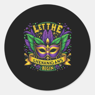 Adesivo Que Os Shenanigans Comecem A Mardi Gras 9