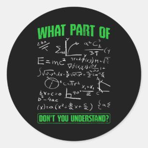 Adesivo Que Parte Você Não Entende Estudante de Engenharia