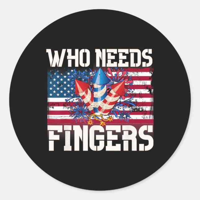 Adesivo Que Precisa De Fingers (Frente)