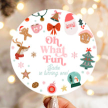 Que primeiro aniversario de festa de Natal diverti
