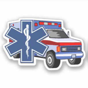 Adesivo Que respondes do paramédico de EMT EMS primeiros