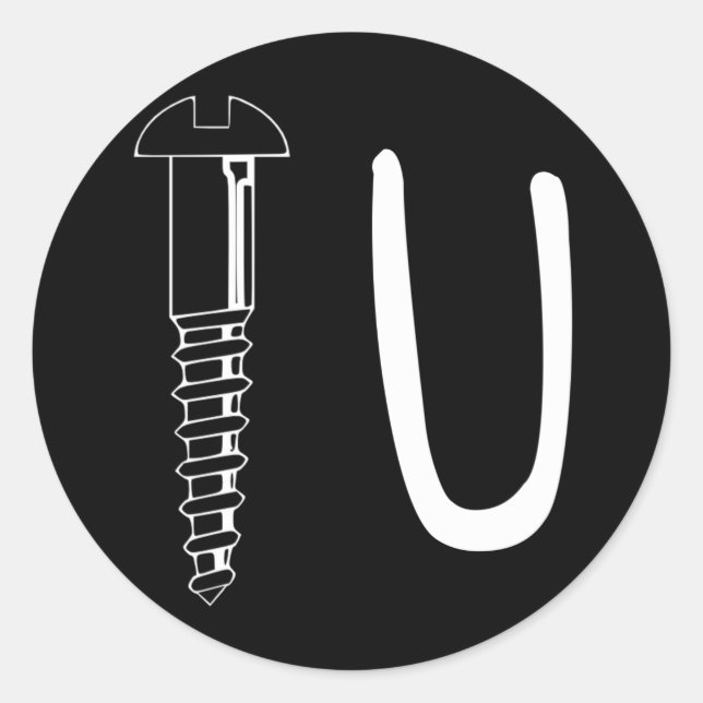 Adesivo Que se lixe (Frente)