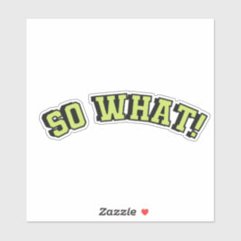 Adesivo Que texto verde?