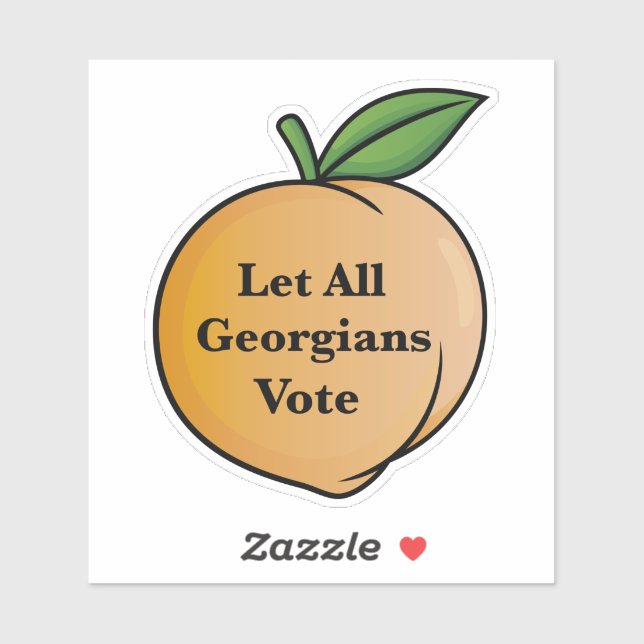 Adesivo Que todos os georgianos votem (Folha)