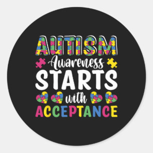 Adesivo Quebra-cabeça Autismo Accept Entender Dis de Amor