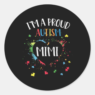 Adesivo Quebra-cabeça Coração Im Um Autismo Orgulhoso Mimi
