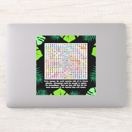 Adesivo Quebra-cabeça de Pesquisa de Palavras de Verão