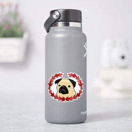 Adesivo Quebra de Pug com fenda de Folha