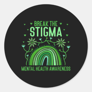Adesivo Quebre O Estigma, Ansiedade Sensibilização Para A 