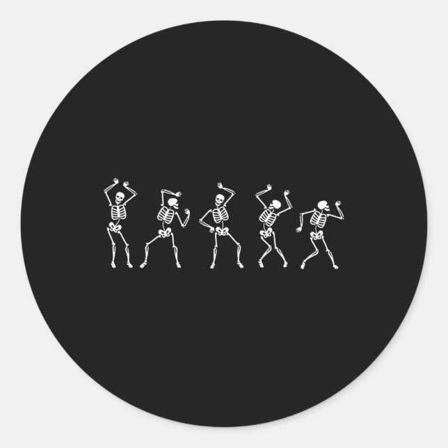 Adesivo Queda Autumn Skeleton Dancing (Frente)