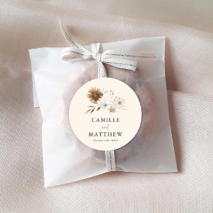 Adesivo Queda Casamento de Flores Selvagens