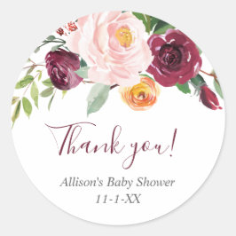 Adesivo Queda floral pincel cor-de-rosa a favor do seu obr