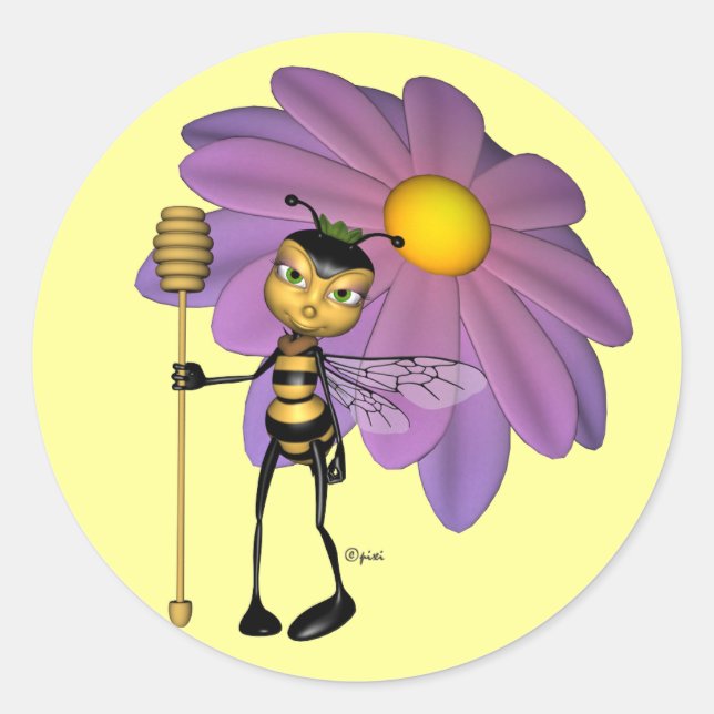 Adesivo Queen Bee Stickers (Frente)