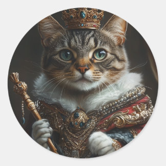 Adesivo Queen Cat Sticker - Realista e Cheio de atitude