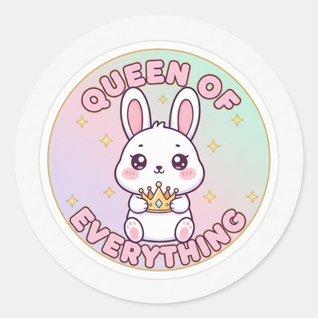 Adesivo Queen of Everything  (Frente)