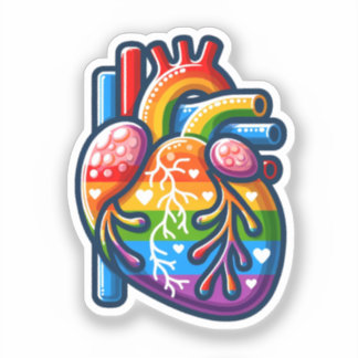 Adesivo Queer Heart