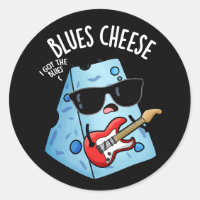 Queijo Blues Piada de Comida Divertida Fundo Escur