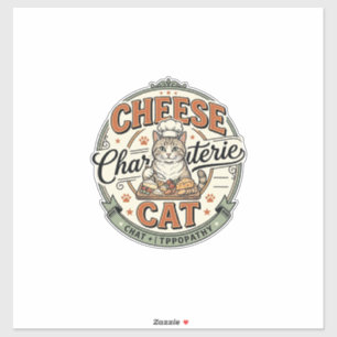 Adesivo Queijo Charcuteria Gato Queijo Charcuteria Gato Vi