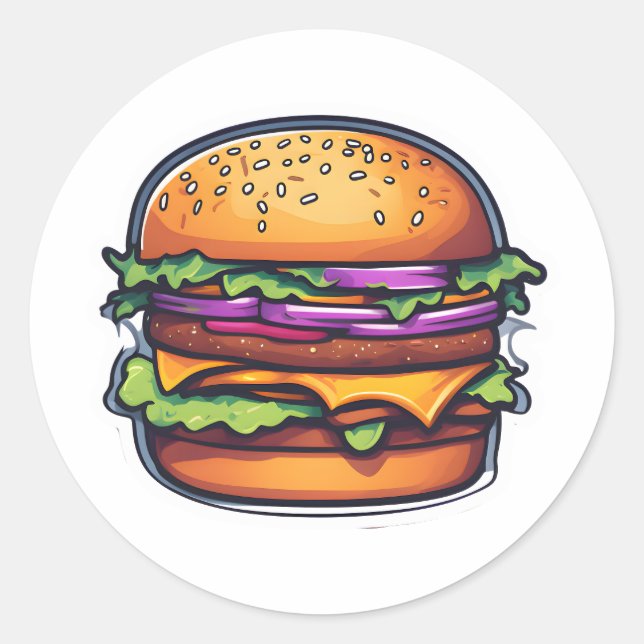 Adesivo Queimadores Coloridos Em Camadas Que Queimam Flavo (Frente)