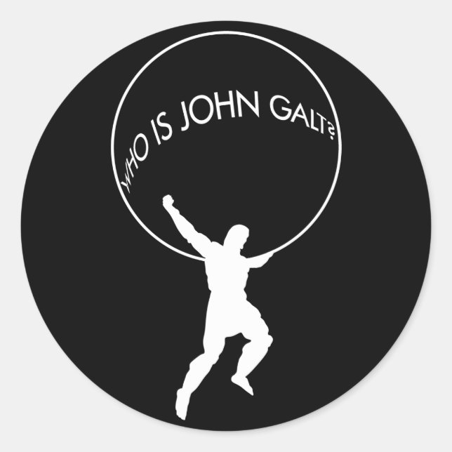 Adesivo Quem é John Galt? (Frente)