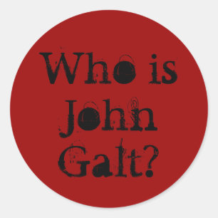 Adesivo Quem é John Galt?