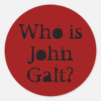 Adesivo Quem é John Galt?