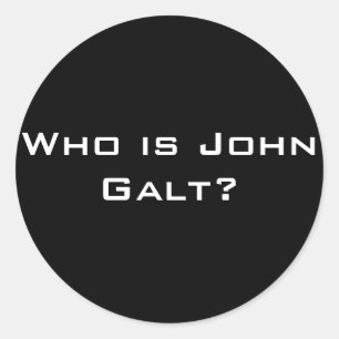 Adesivo Quem é John Galt?