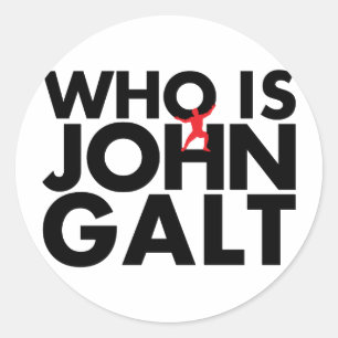 Adesivo Quem é John Galt