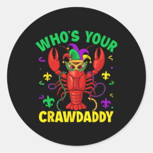 Adesivo Quem Seu Crawaddy Crawfish Jester Miçanga Mães Eng