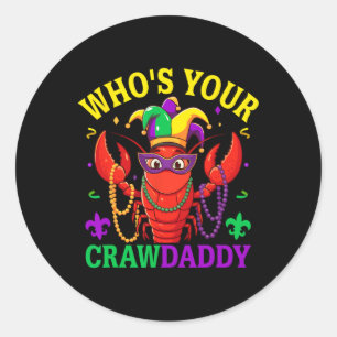 Adesivo Quem Seu Crawaddy Crawfish Jester Miçanga Mães Eng