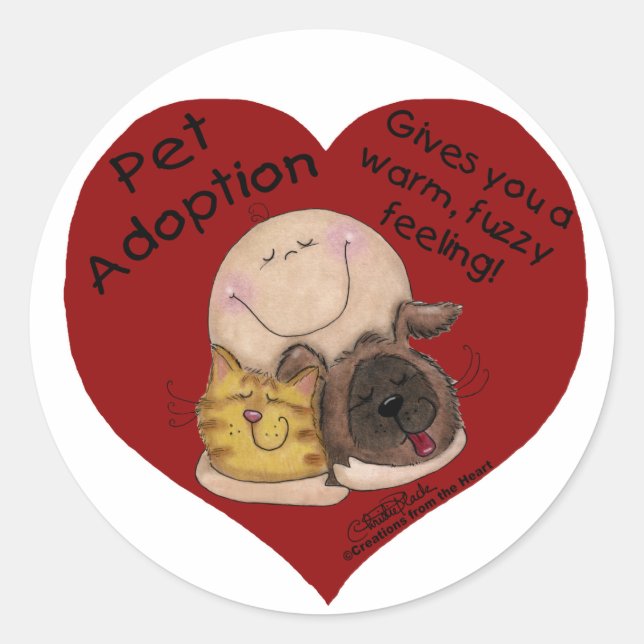 Adesivo Quente, Felpudo Sentindo! Coração (Frente)