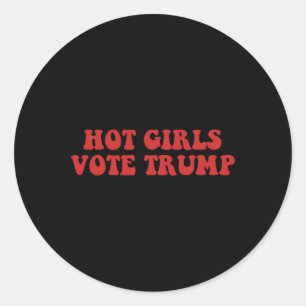 Adesivo Quentes Raparigas Votam Trump Votando Trump 2024 E
