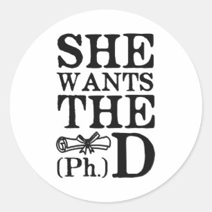Adesivo Quer o PhD