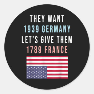 Adesivo Querem 19 Alemães Demos-Lhes 1789 França _1