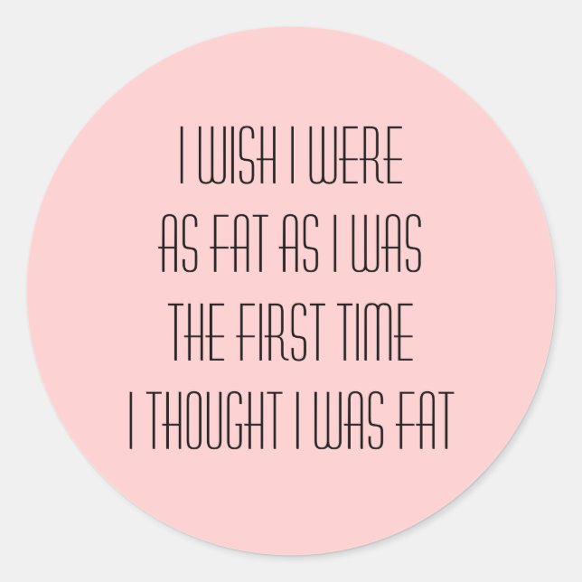 Adesivo Queria estar... (Frente)