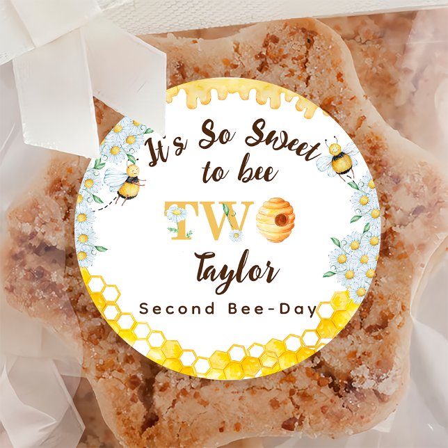 Adesivo Querida Abelha Segundo Aniversário Do Dia Da Abelh (Criador carregado)