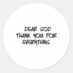 ADESIVO QUERIDA DEUS, OBRIGADO POR TUDO.