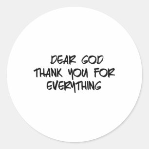 ADESIVO QUERIDA DEUS, OBRIGADO POR TUDO.