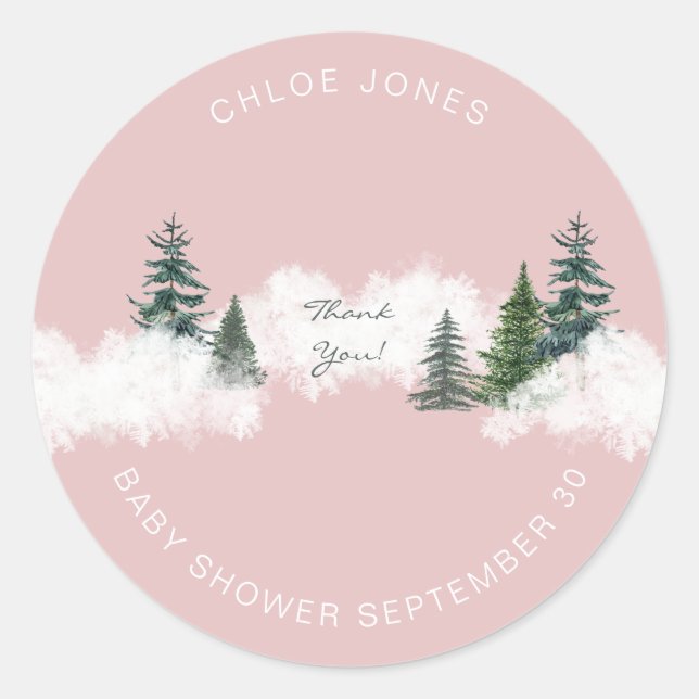 Adesivo Querida, é Fria Fora de Rosa Obrigado (Frente)