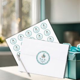 Adesivo "Querida" Náutica Obrigado, Vestido.