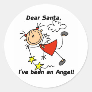 Adesivo Querido Anjo Papai Noel 