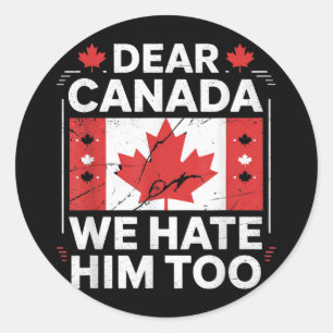 Adesivo Querido Canadá, Nós O Odiamos Também