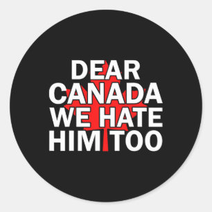 Adesivo Querido Canadá Nós Também O Odiamos Homens Mulhere
