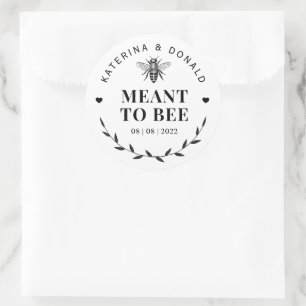 Adesivo Querido Casamento de Bee Honey