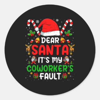 Adesivo Querido Papai Noel É A Falta Dos Meus Colegas De T