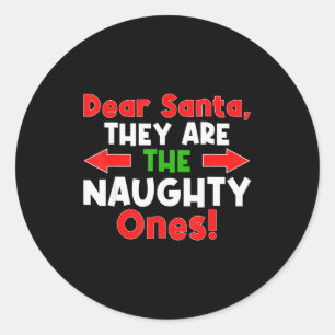 Adesivo Querido Papai Noel Eles São os Travessos - Chris D