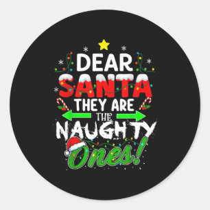 Adesivo Querido Papai Noel Eles São Os Travessos Engraçado