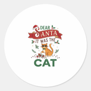Adesivo Querido Papai Noel Era Enfeite de Natal Laranja de