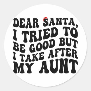 Adesivo Querido Papai Noel, tentei ser bom, mas eu pego de